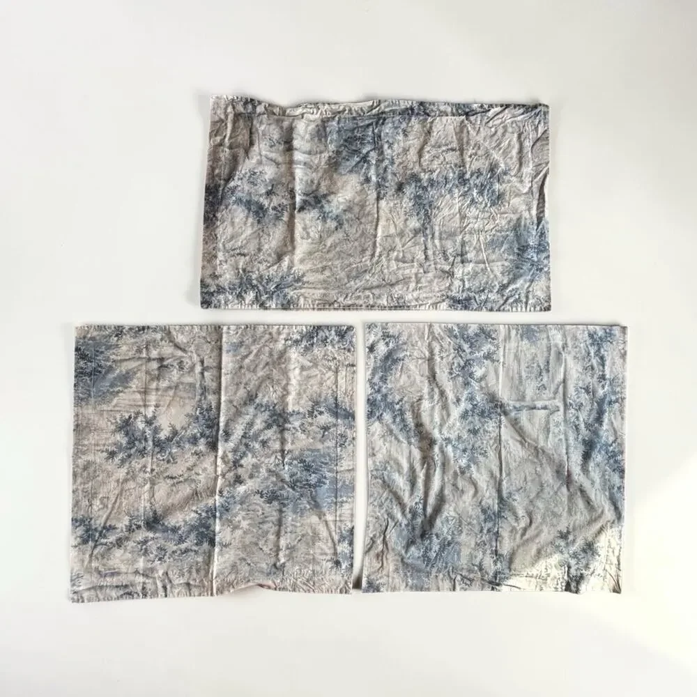 Pottery Barn King Duvet Jardin Toile Blue 2 Euro Shams 1 King Pillowcase - Picture 7 of 7